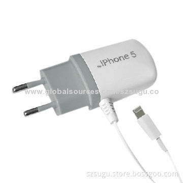 2014 nice sale universal travel charger with cable for iPhone 5/5s